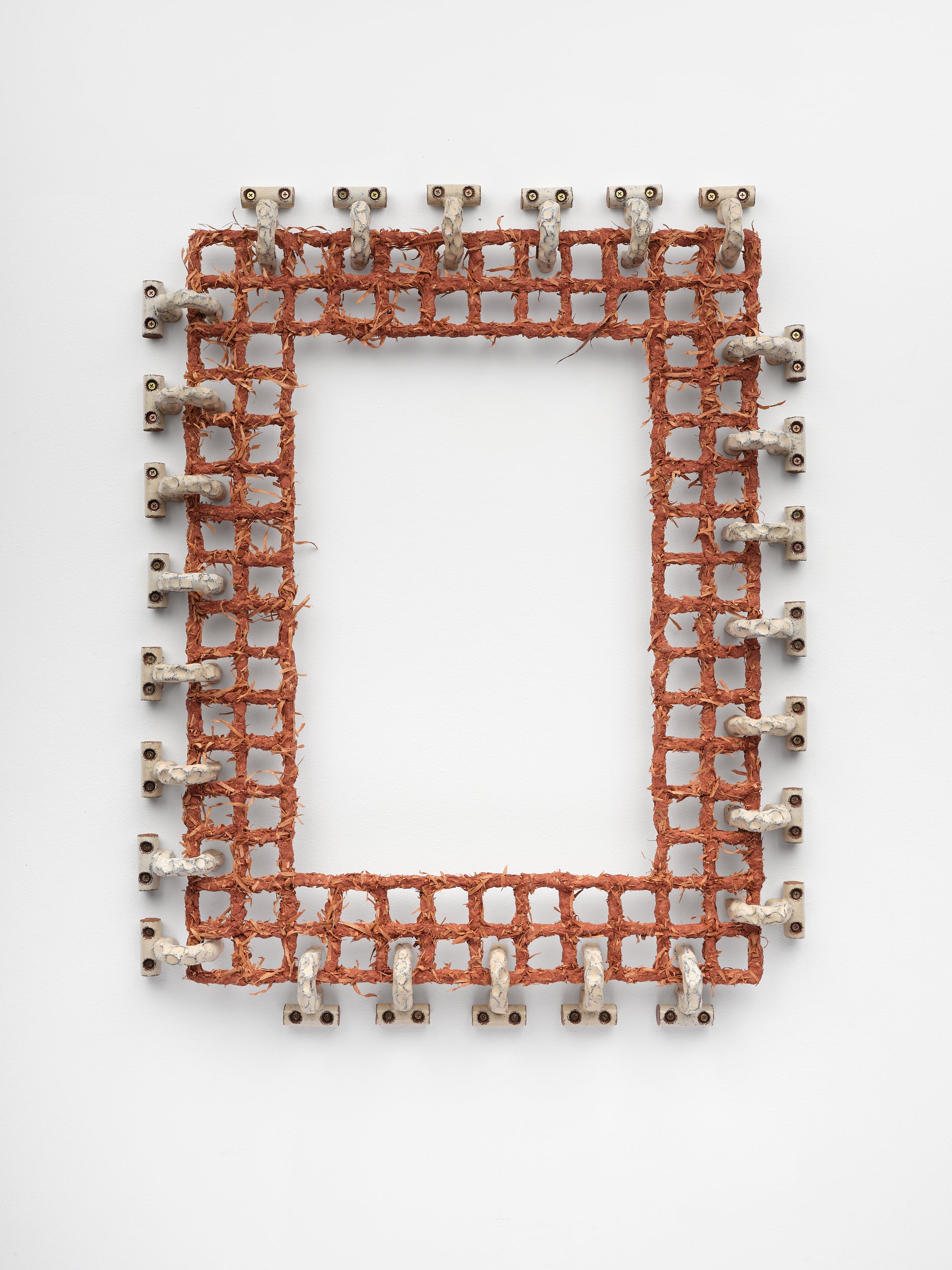 Untitled (Grid Frame - paper mache) (2026)