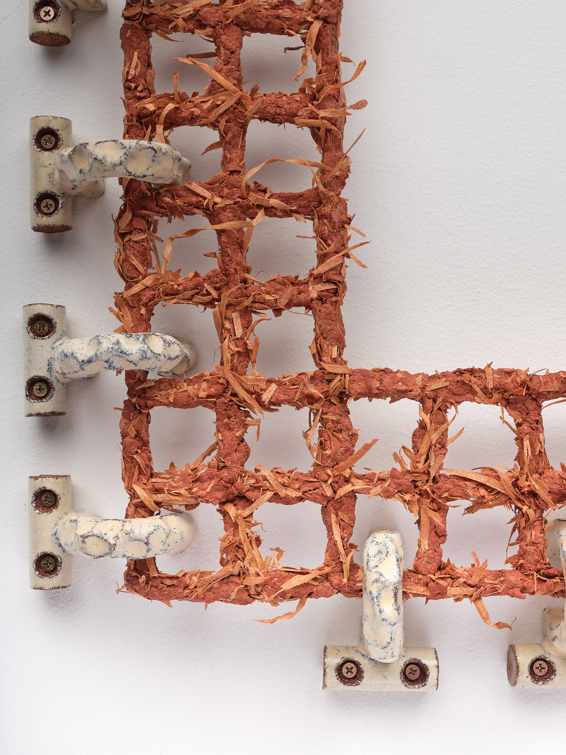 Untitled (Grid Frame - paper mache) (2026)